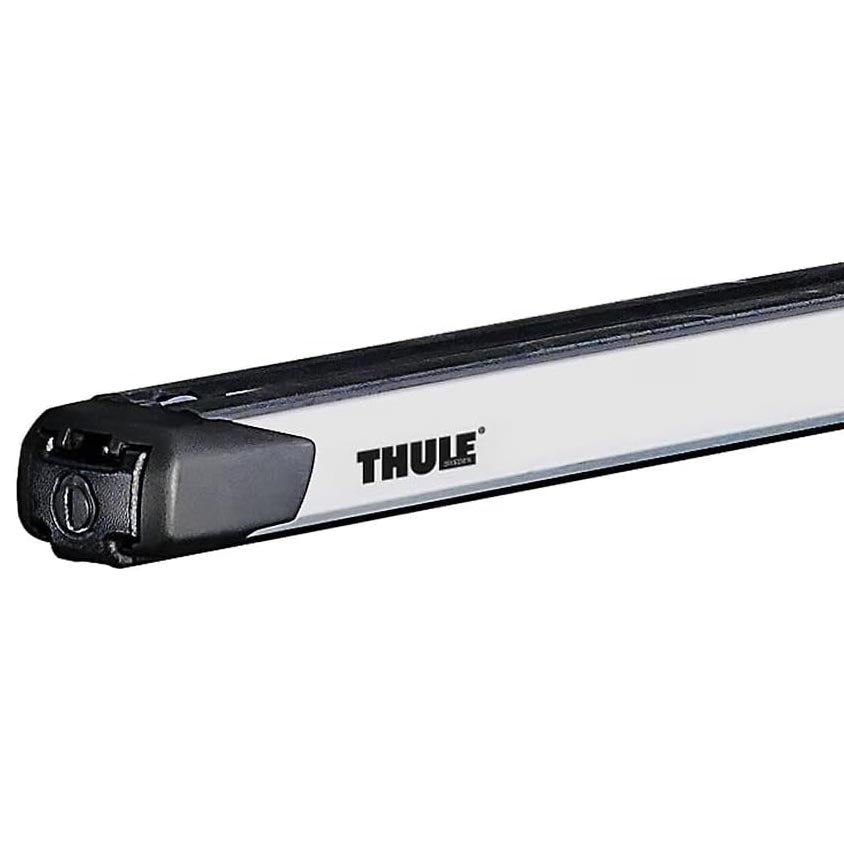 Thule SlideBar Evo Roof Bars Aluminum fits Ford Transit Custom Van 2013-2024 4-dr with Fixed Points