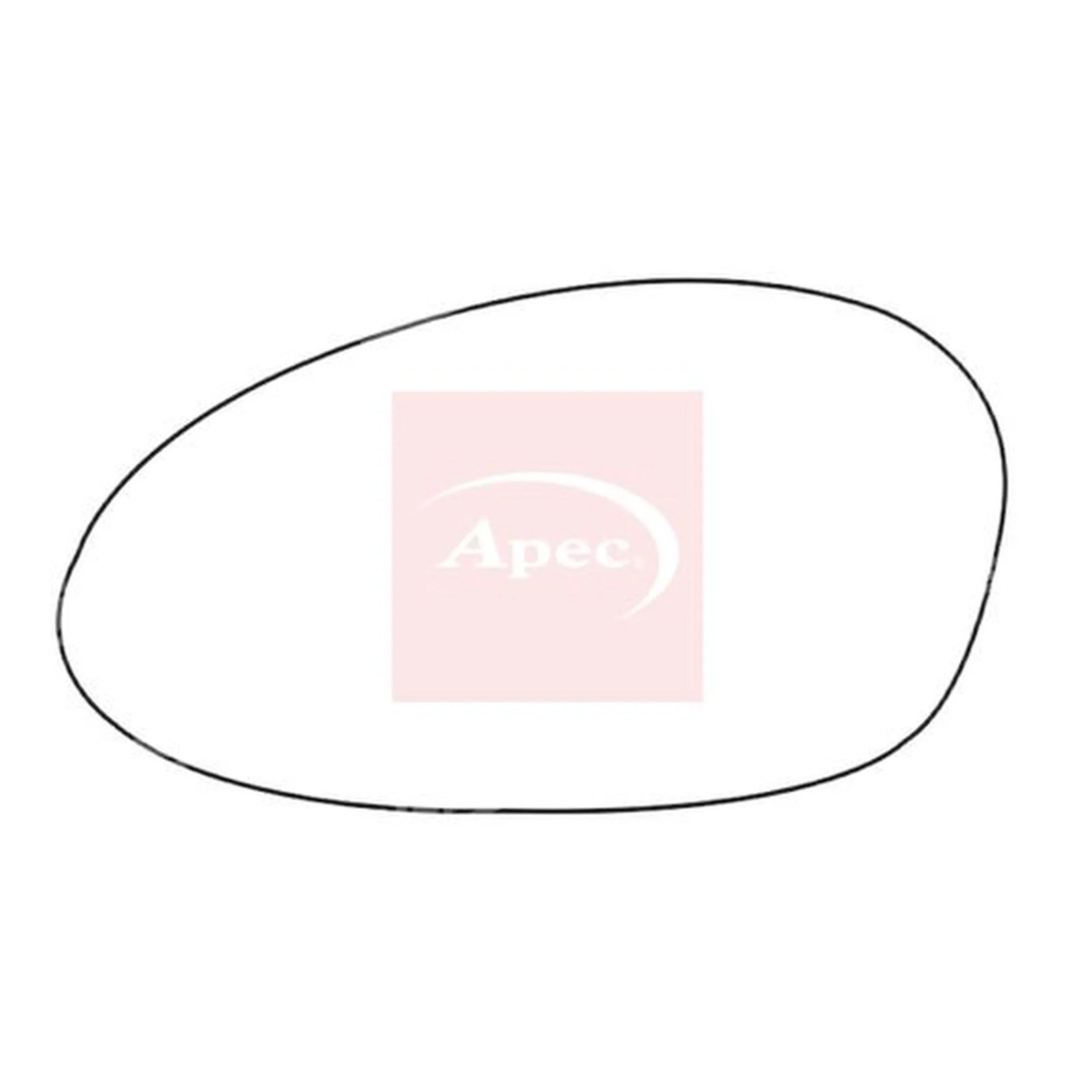 Apec Exterior Wing Mirror Glass Left AMS2101