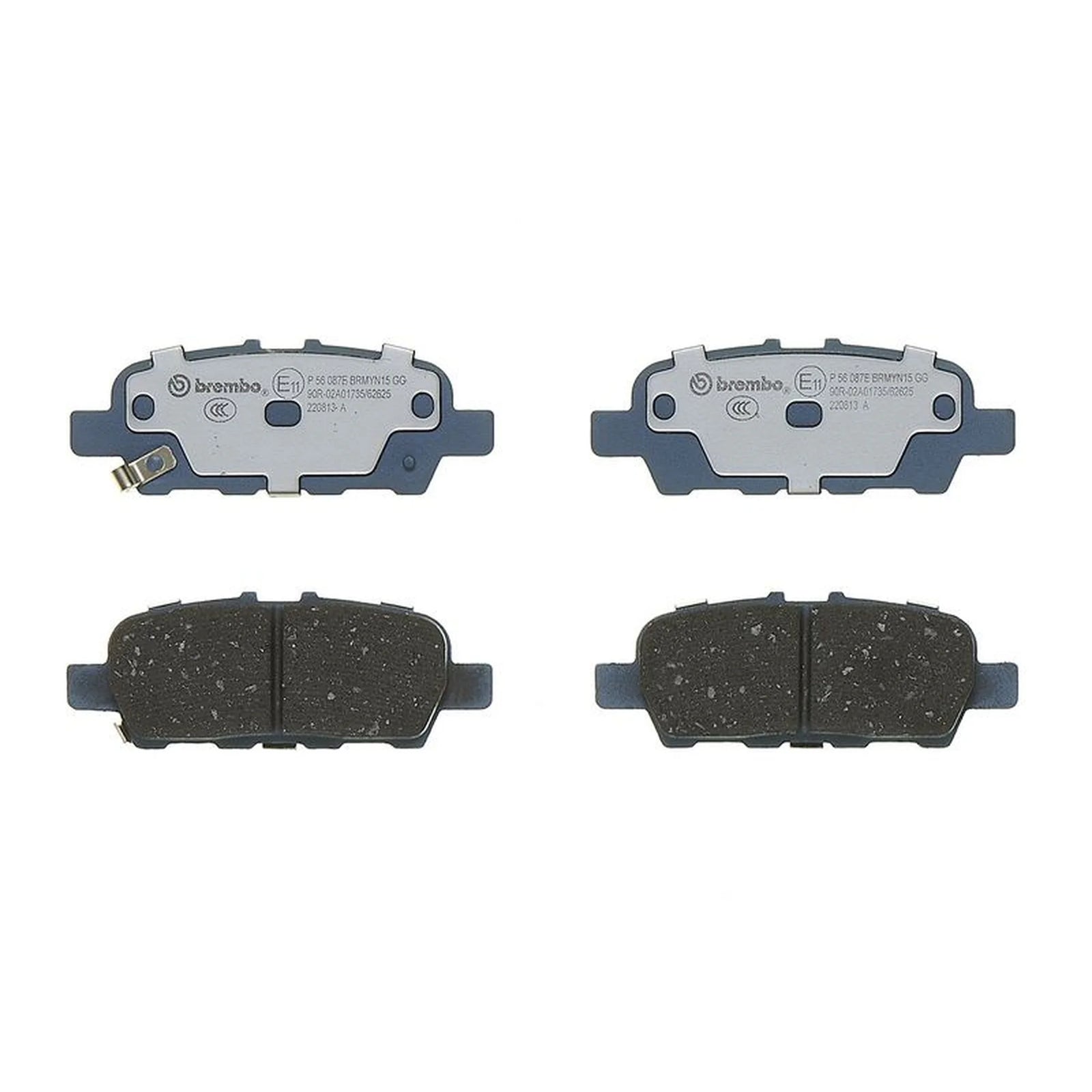 Brembo 4 x Rear Brake Pad Set P56087E