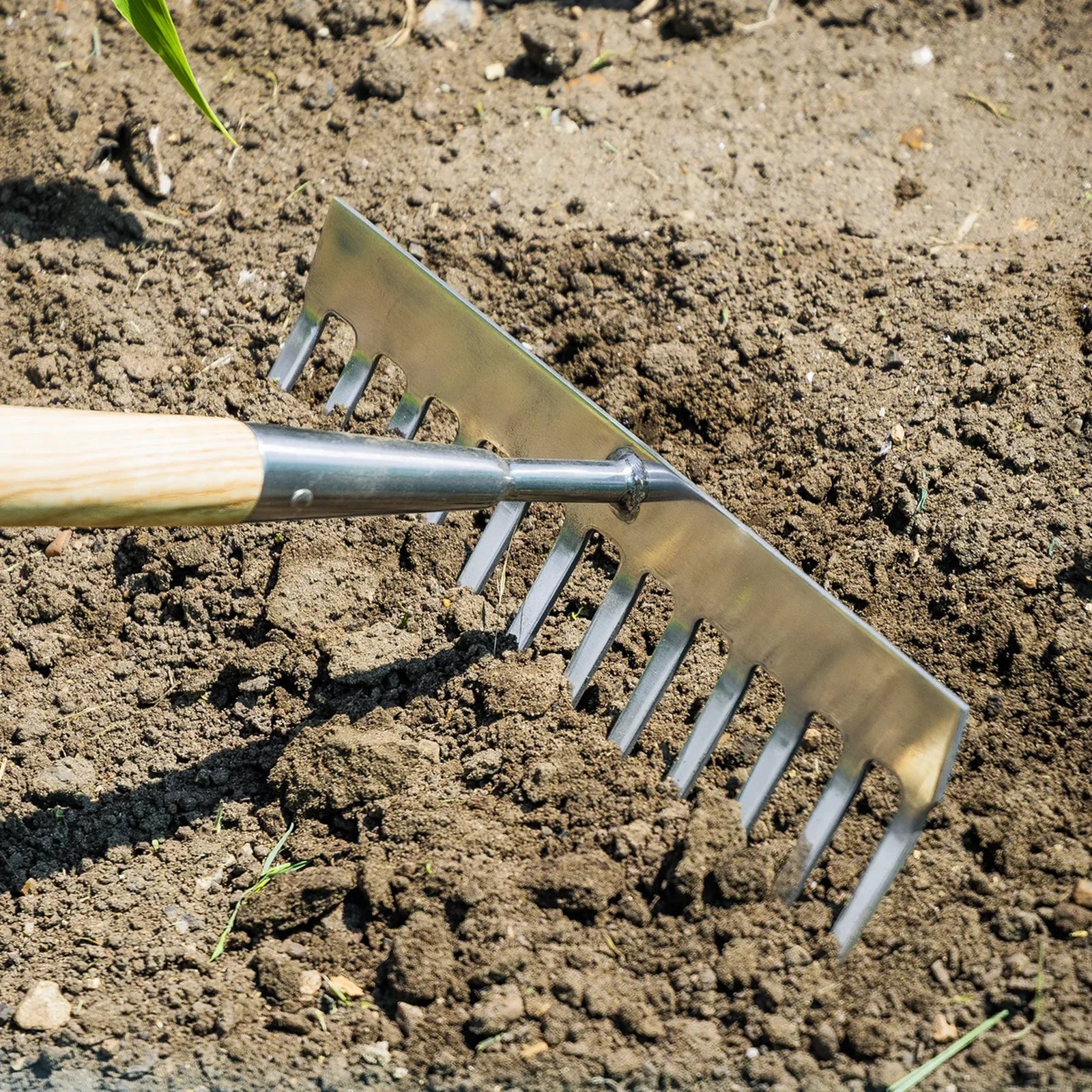 Sealey Premier Garden Rake GTWH011 310x95mm Stainless Steel Tines