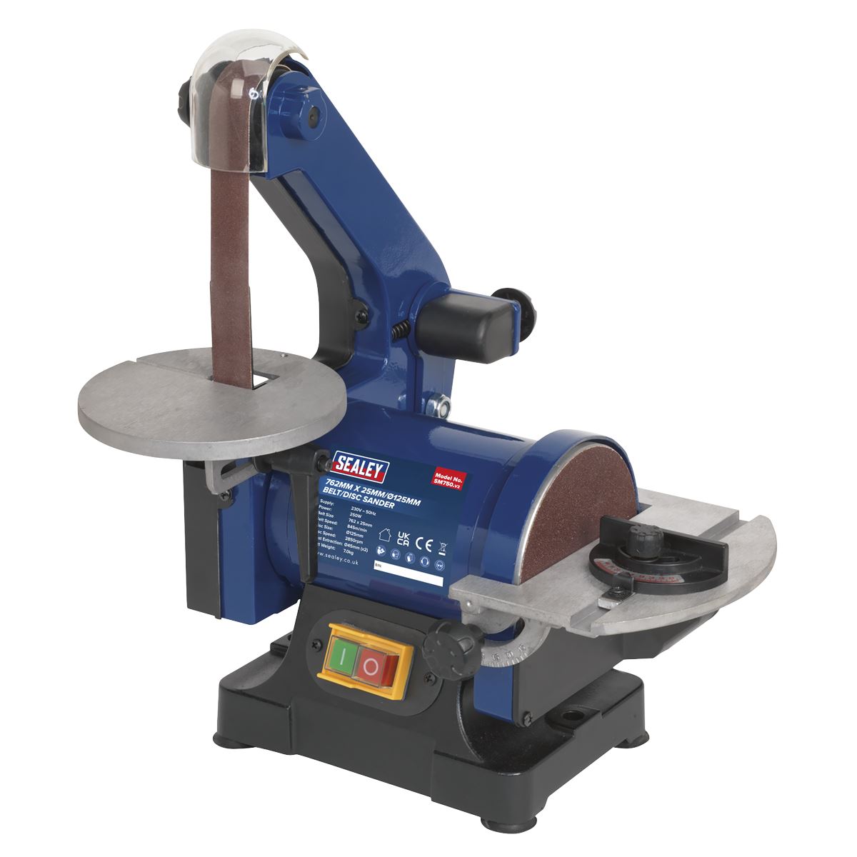 Belt/Disc Sander 25 X 762Mm/ 125Mm 250W/230V