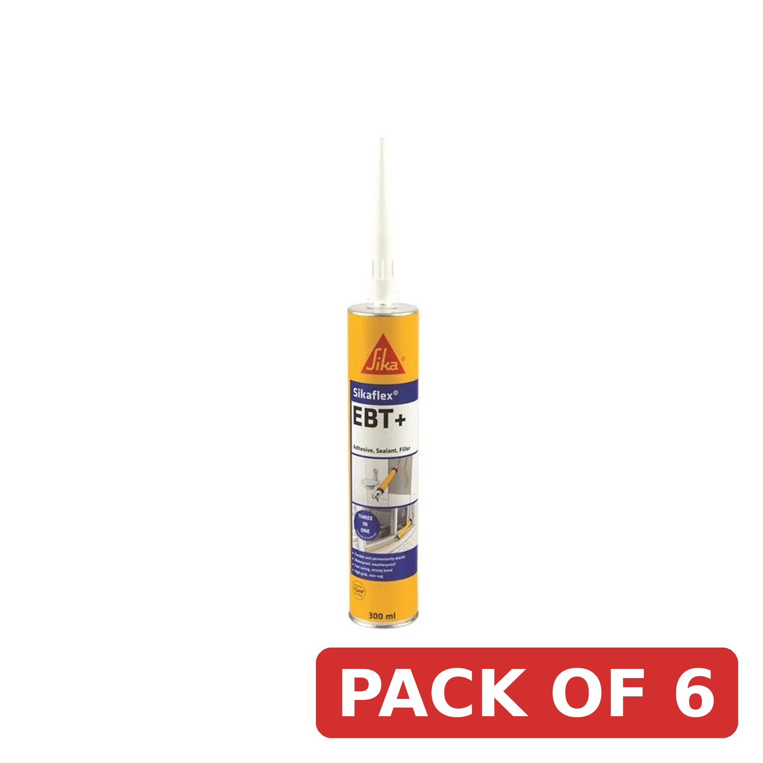 Everbuild Sika Sikaflex® EBT+ Grey 300ml - 511397