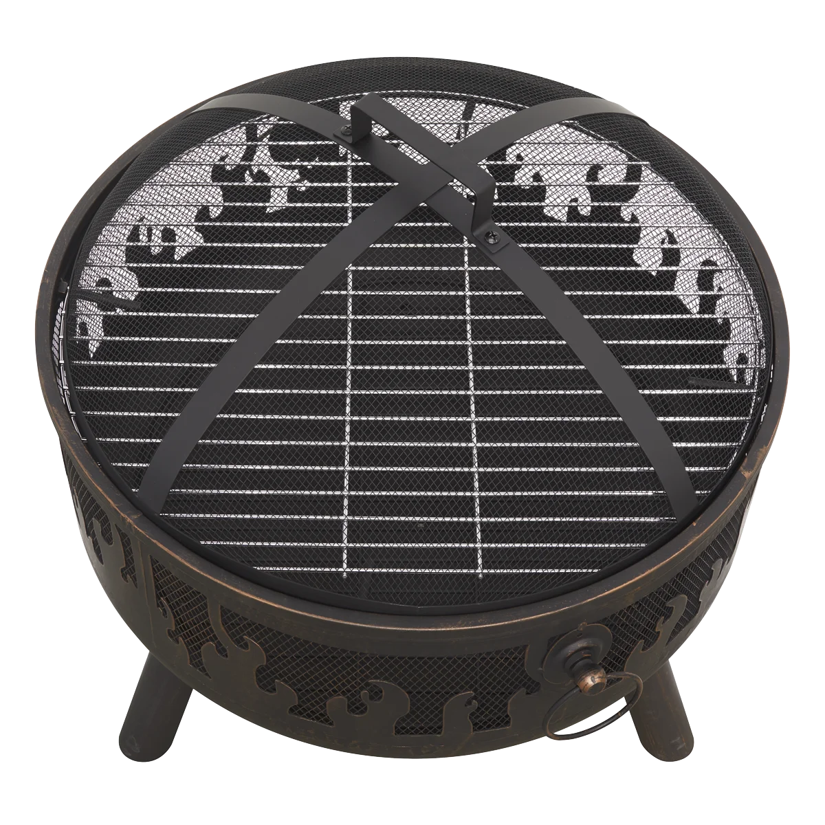 Dellonda Deluxe Outdoor Firepit