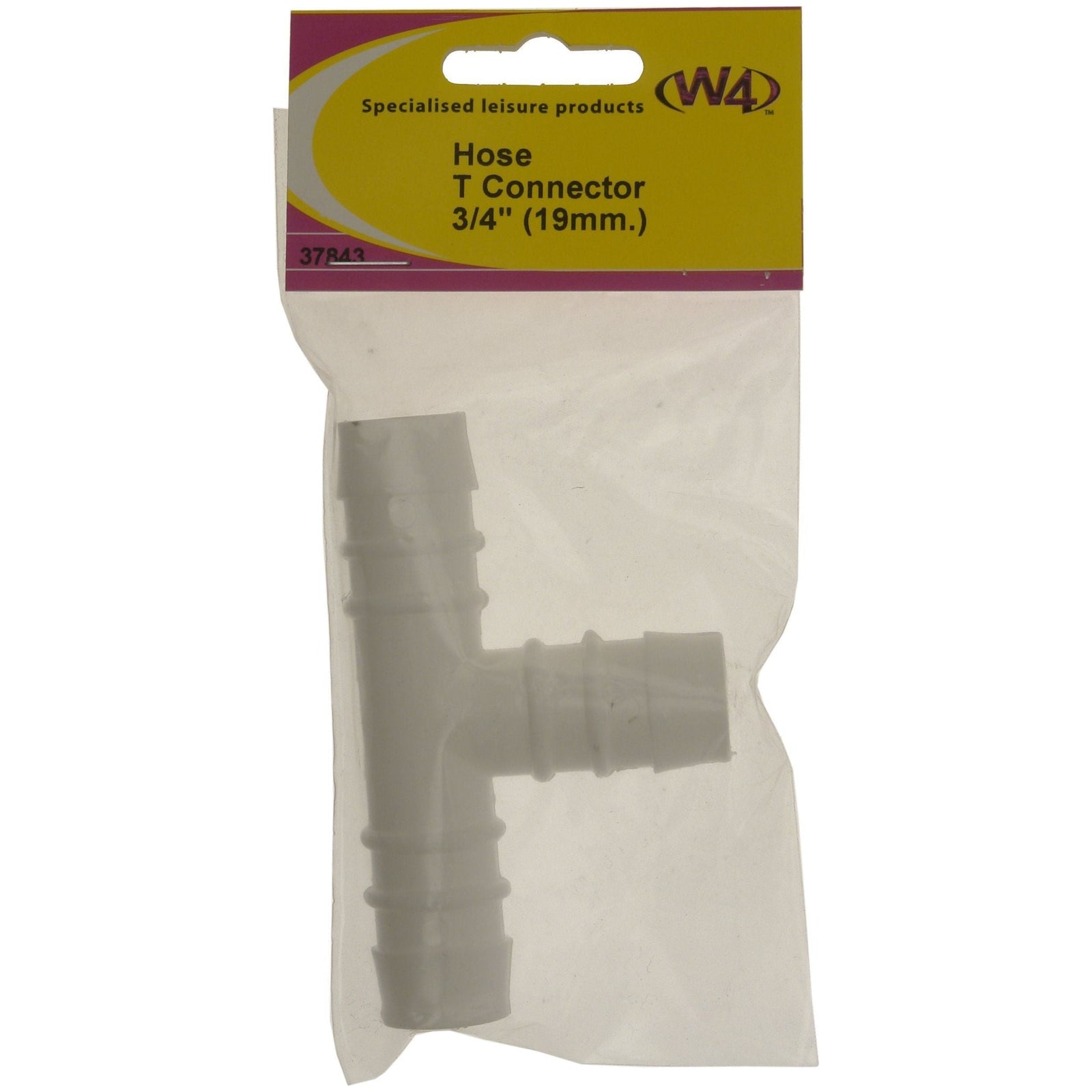 W4 T Hose Connector 3/4" 37843