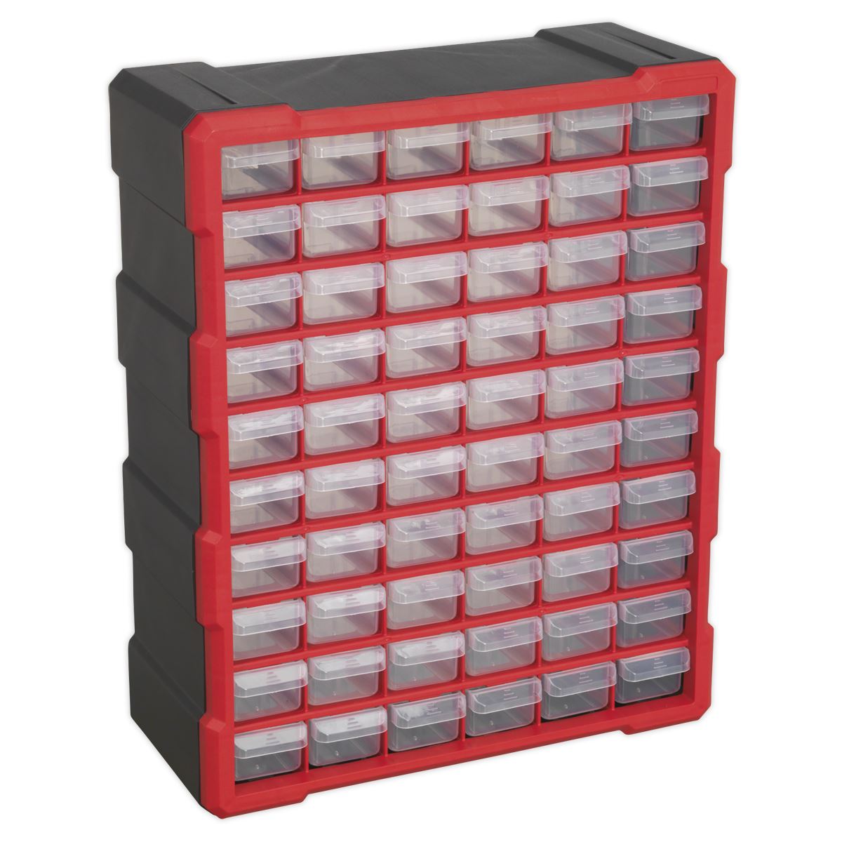 Sealey Cabinet Box 60 Drawer Red/Black APDC60R