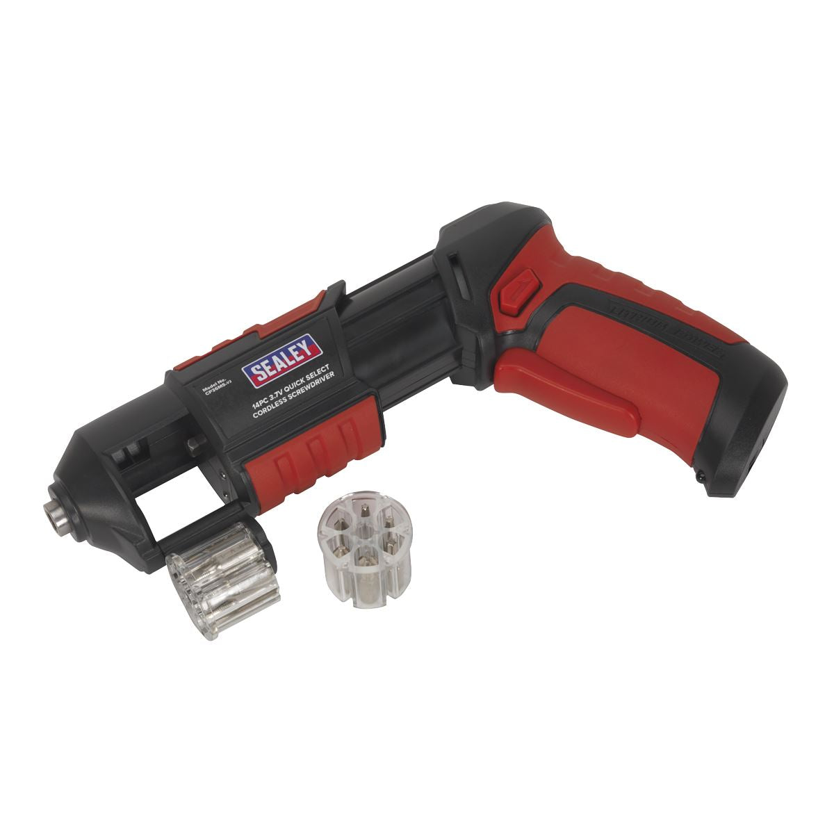 Sealey Cordless Screwdriver Quick Select 14pc 3.7V Lithium-ion CP36MS
