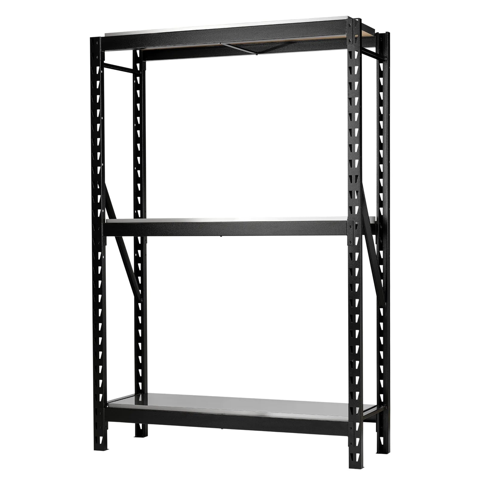 BUNKER 14 Piece Modular 3 Tier Racking with Stainless Steel Shelving, 750-1500mm