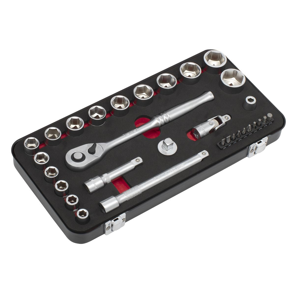 Sealey Premier Platinum Premier Platinum Socket Set 3/8"Sq Drive 31pc AK7921
