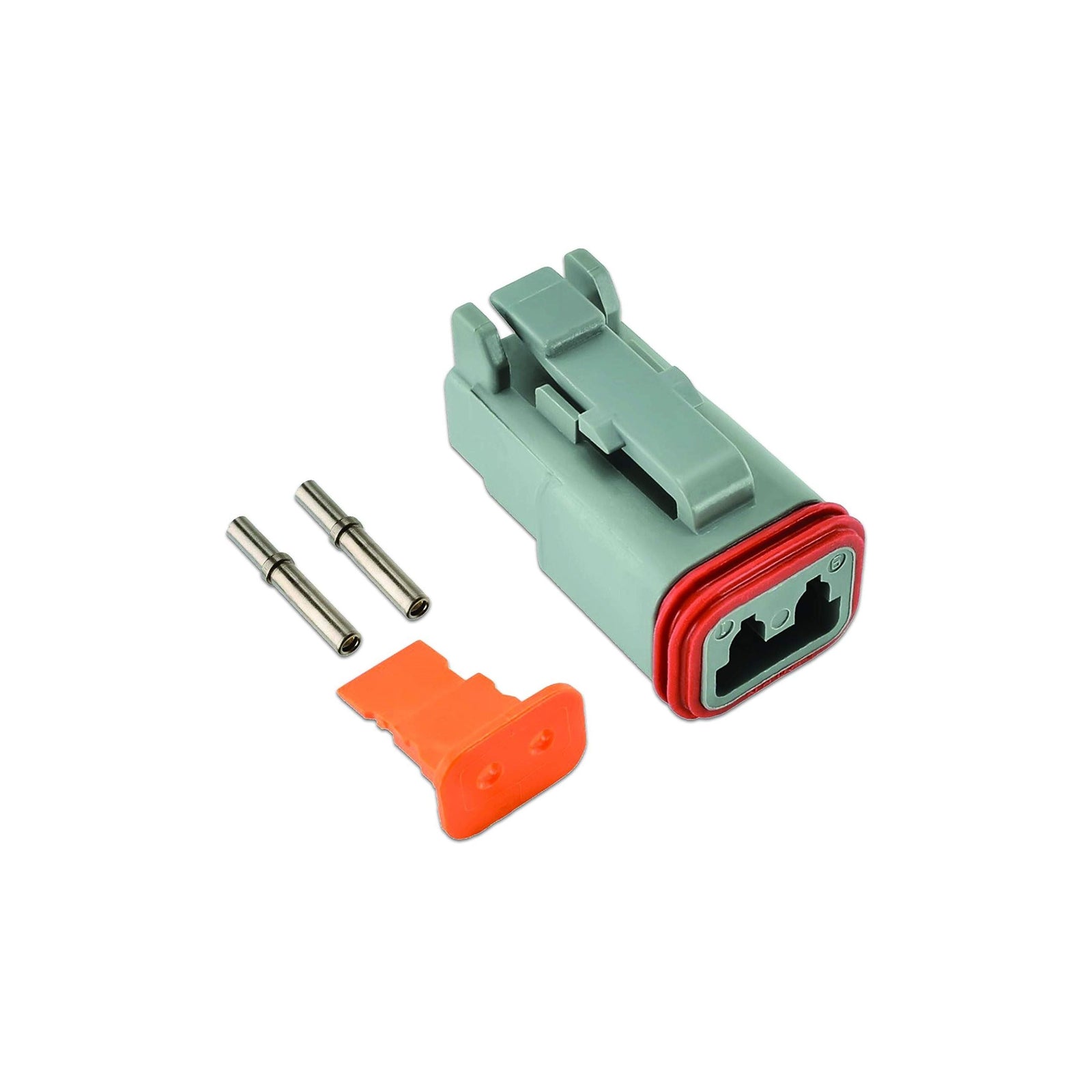 Connect Deutsch 2 Pin Plug Connector Kit 4pc 37498