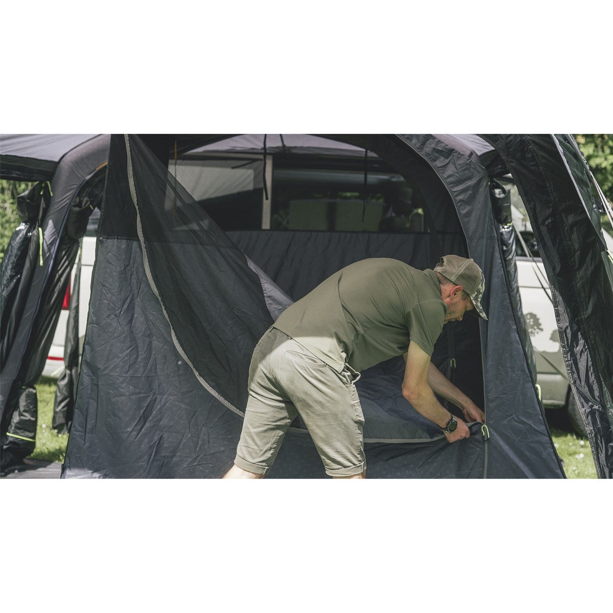 Outwell Park PowerAir Driveaway Awning Campervan 175-200cm Low