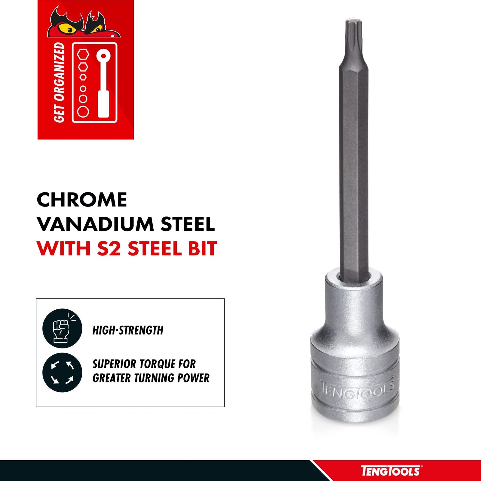 Teng Tools 1/2" Long TX Bit Socket TX60