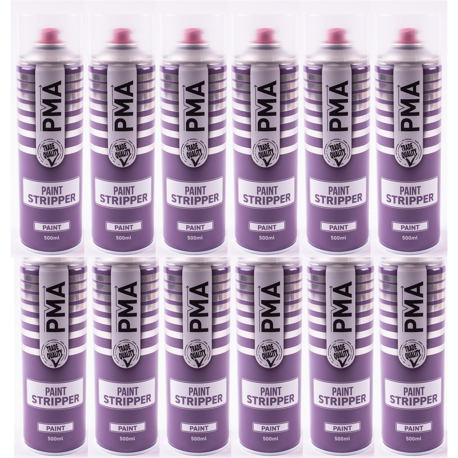 12X Paint Stripper PMA Aerosol Paint Remover 500ml Bodyshop Car