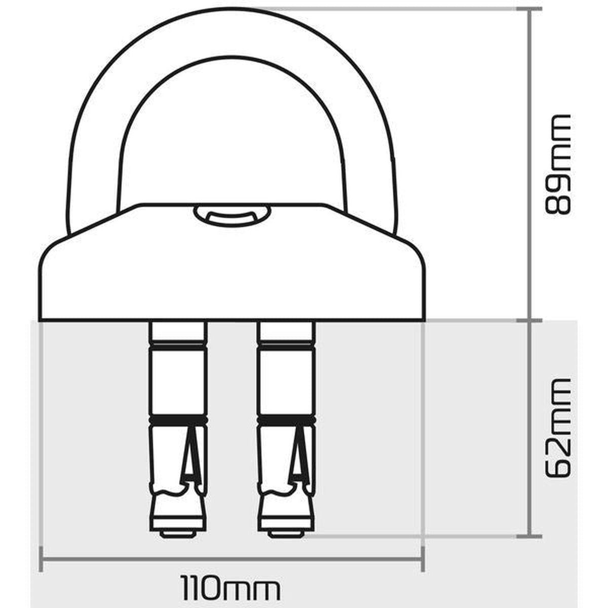 Oxford TaskForce Ground and Wall Anchor Kit for Bikes