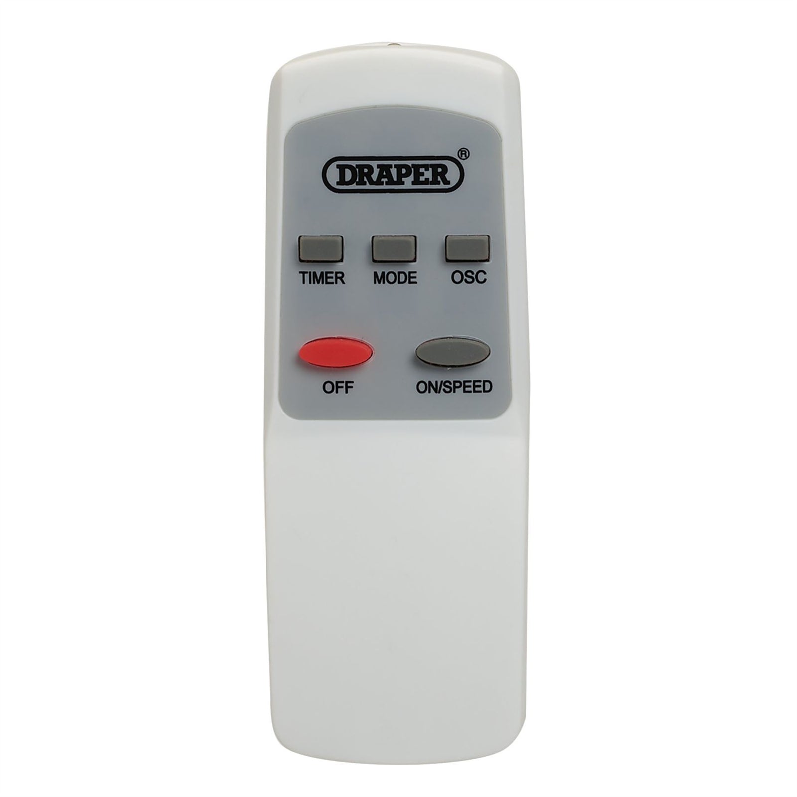 Draper 230V Oscillating Wall Mounted Fan with Remote Control, 16"/400mm, 3 Speed