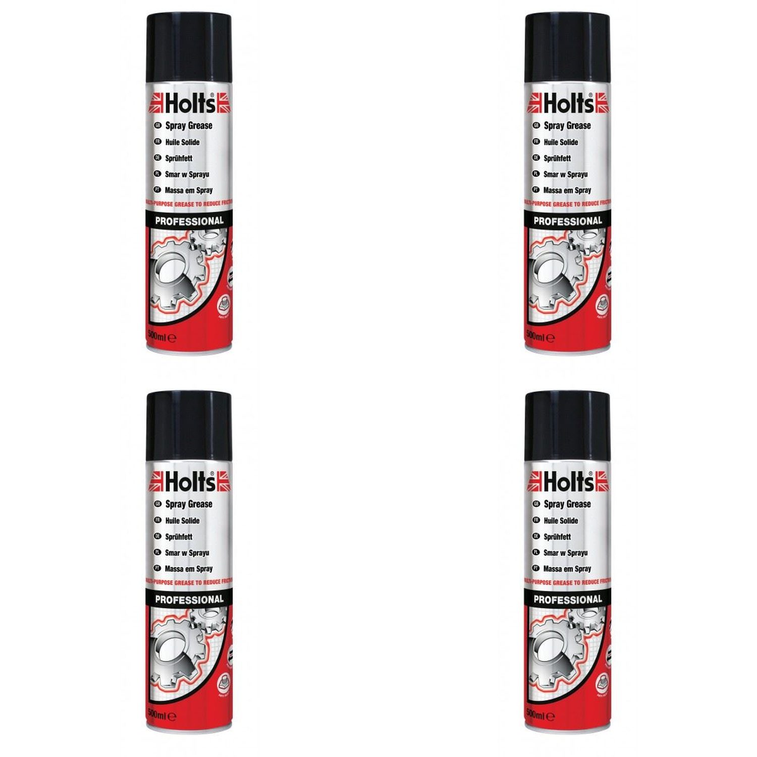 Holts Spray Grease - 500ml Multi-Purpose Lubricant