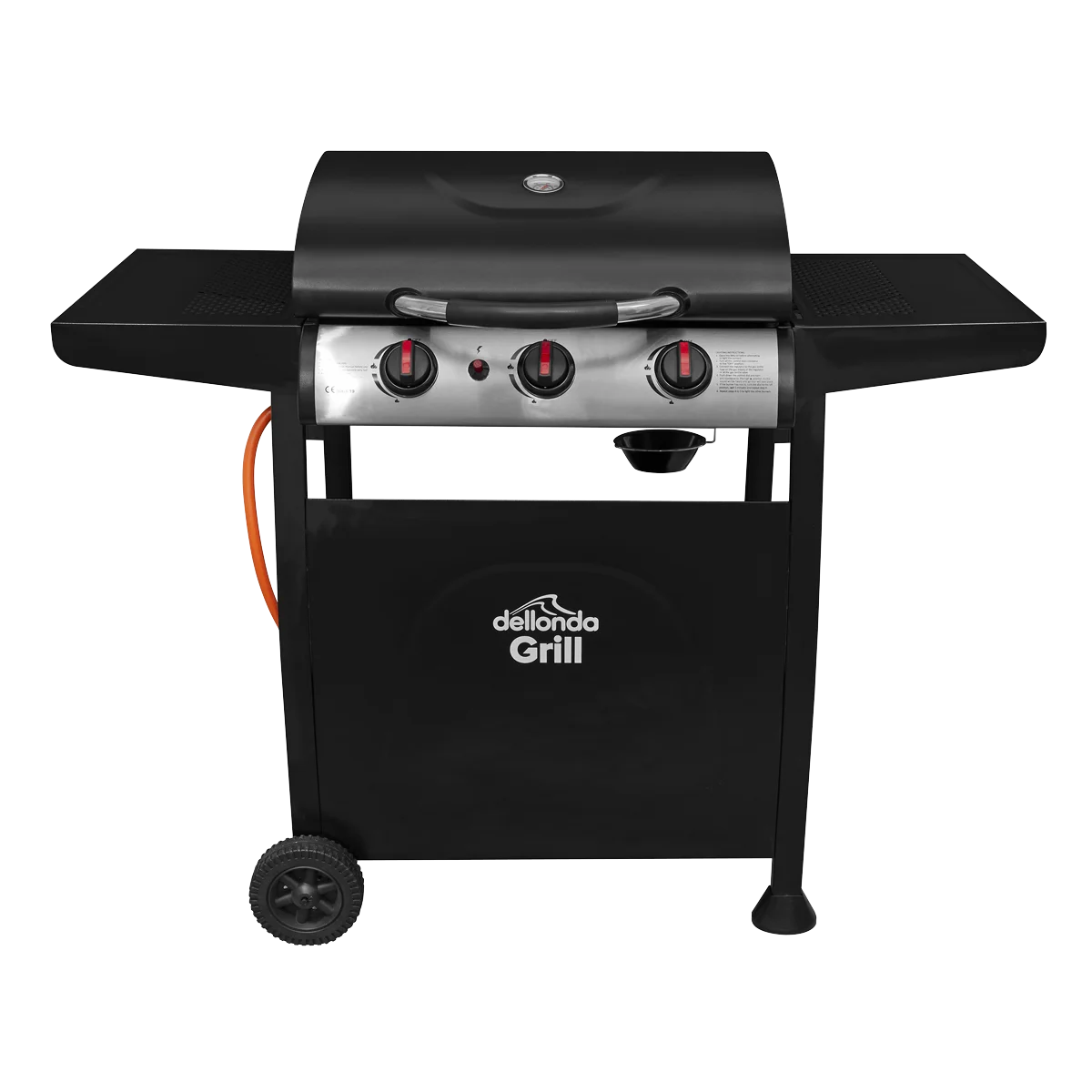Dellonda 3 Burner Gas BBQ