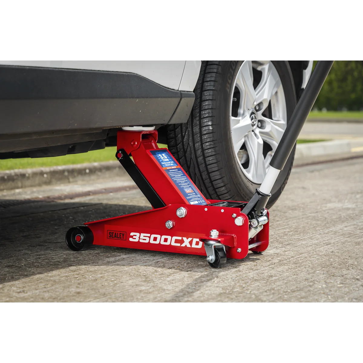 Sealey Trolley Jack 3.5 Tonne Model 3500CXD