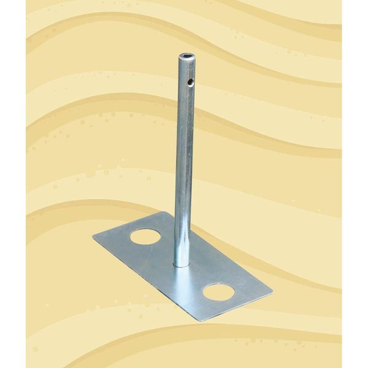 Bo-Camp Windbreak Peg with Plate 30cm 4 Pieces