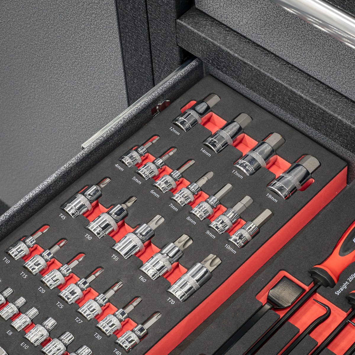 Sealey Premier Socket Bit Set 37 Piece with Tool Tray TBT61
