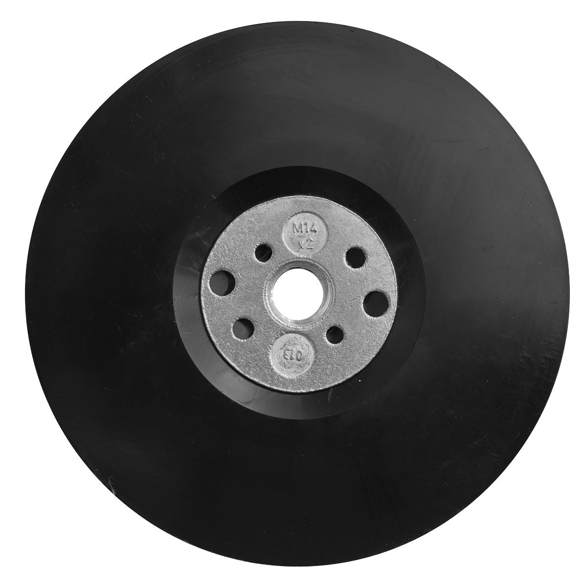 Sealey Rubber Backing Pad125mm M14 x 2mm RBP125