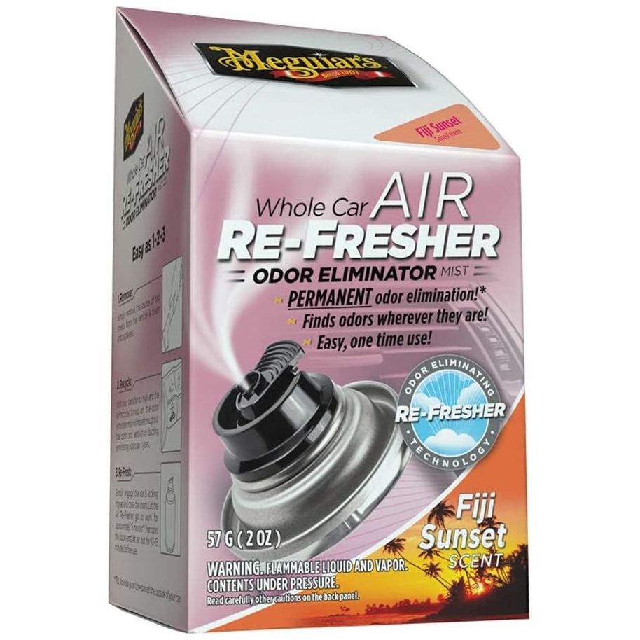 2x Meguiar's Whole Car Air Freshener Odor Eliminator Fiji Sunset 59ml G201502EU