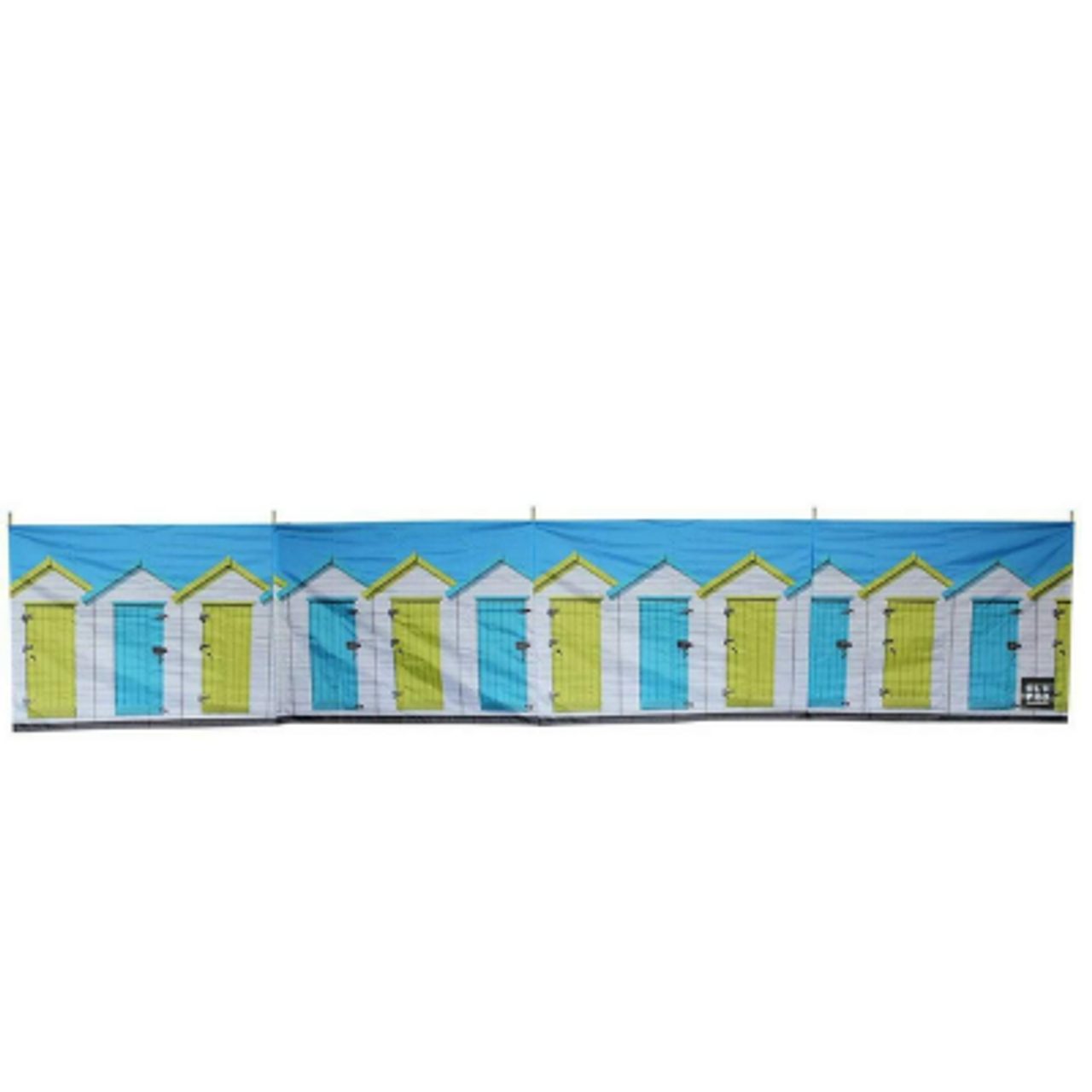 Olpro The Beach Hut 5 Pole Windbreak (Wooden poles) 140cm High