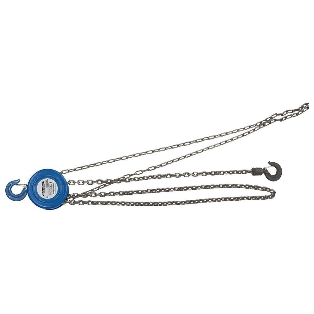 Silverline Chain Block 5000kg / 3m Lift Height
