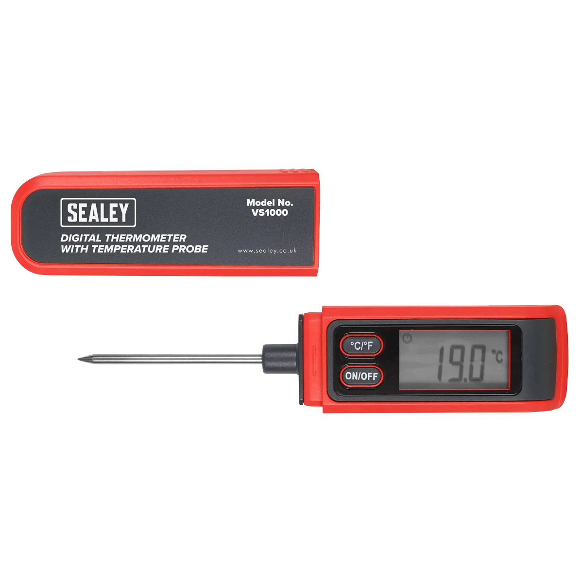 Sealey Digital Thermometer VS1000 - Temperature Range -50°C to 270°C