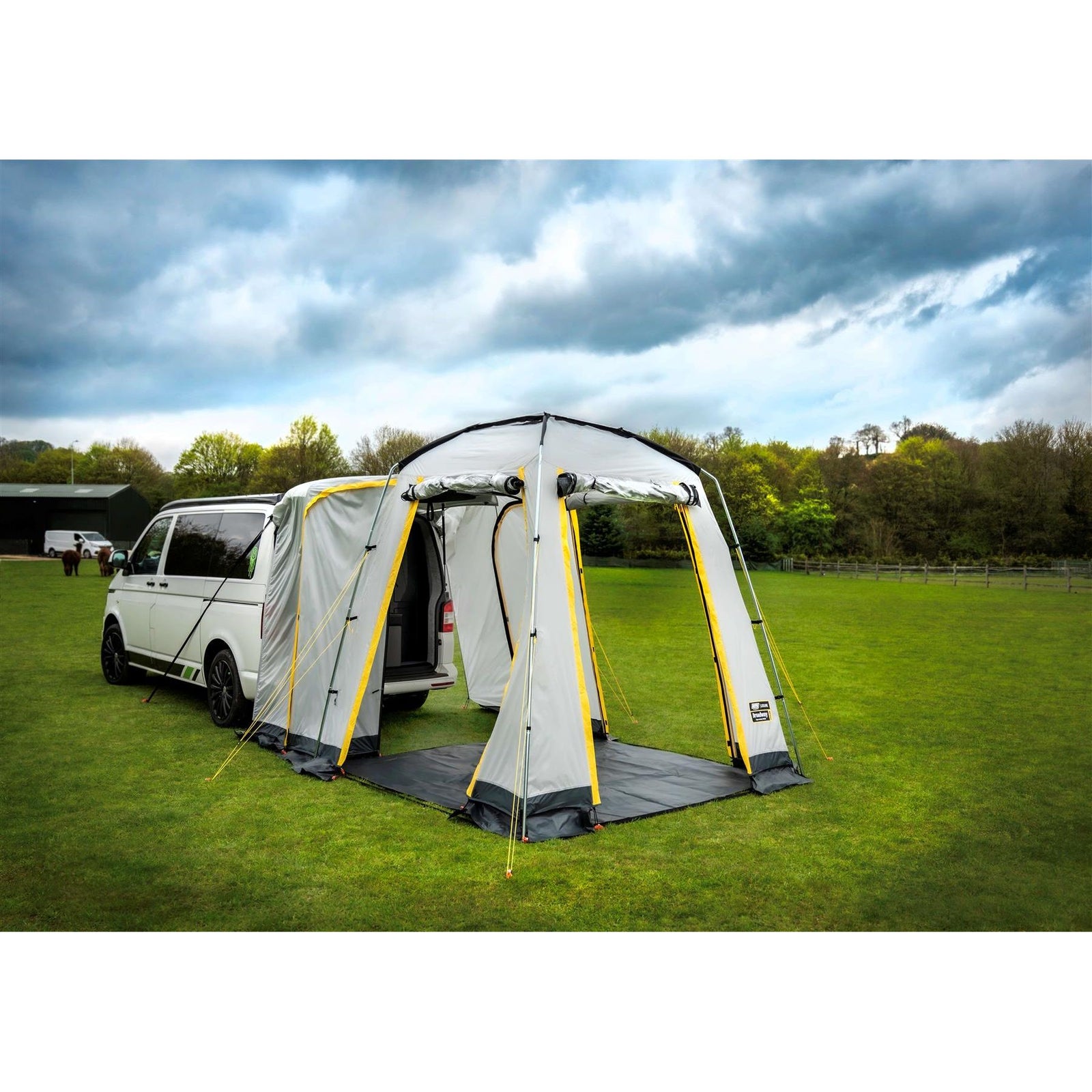 Maypole Broadway Poled Tailgate Awning for Campervan