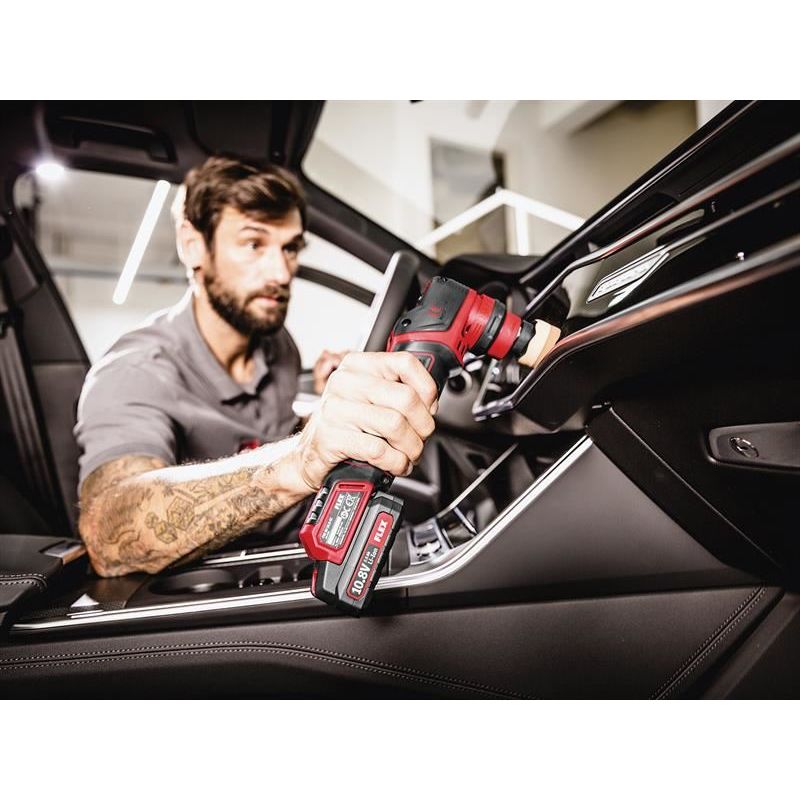 Flex Power Tools PXE 80 10.8-EC/2.5 Spot Polisher & Accessories 10.8V 2 x 2.5Ah Li-ion