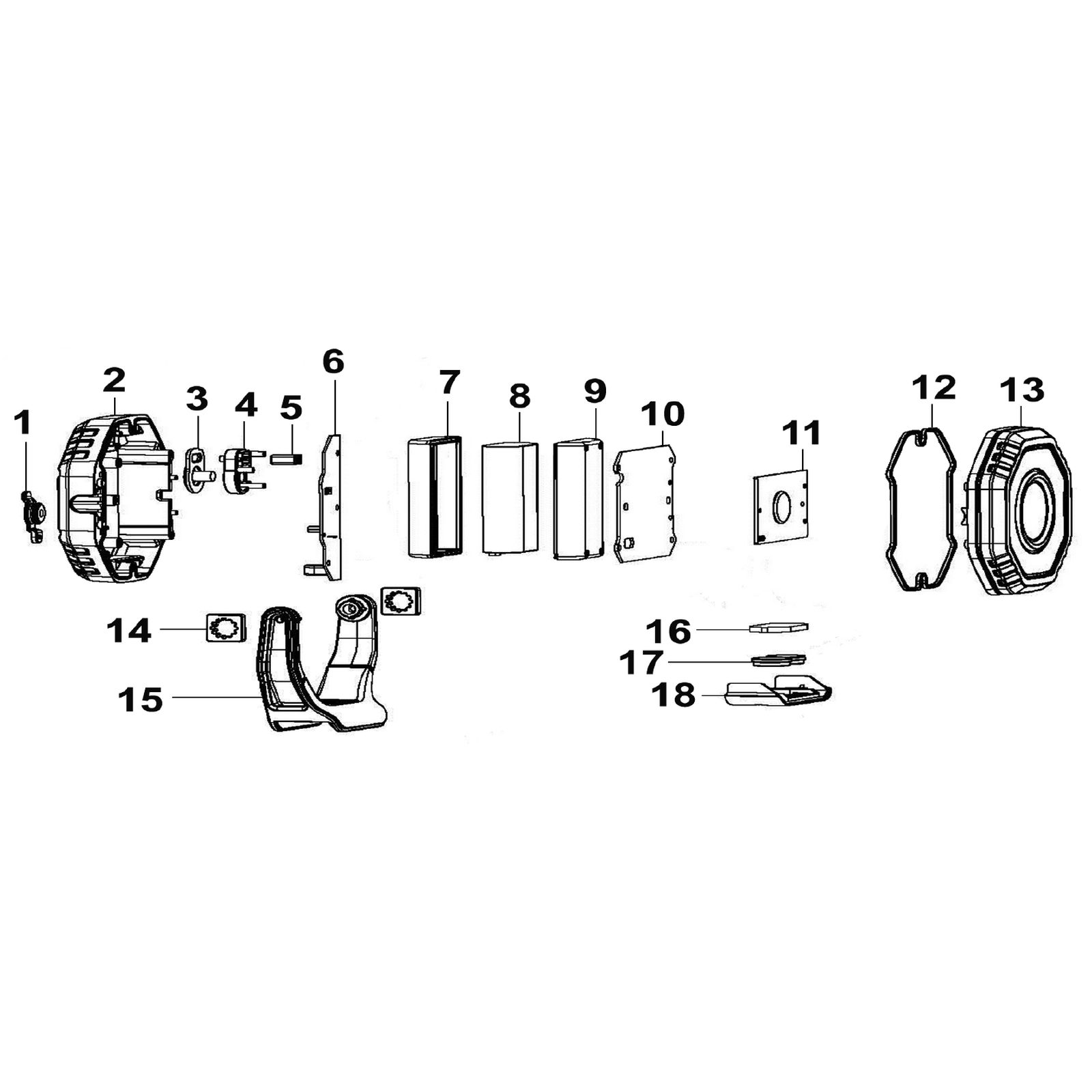 Sealey Battery Housing (A) LED1400P.07
