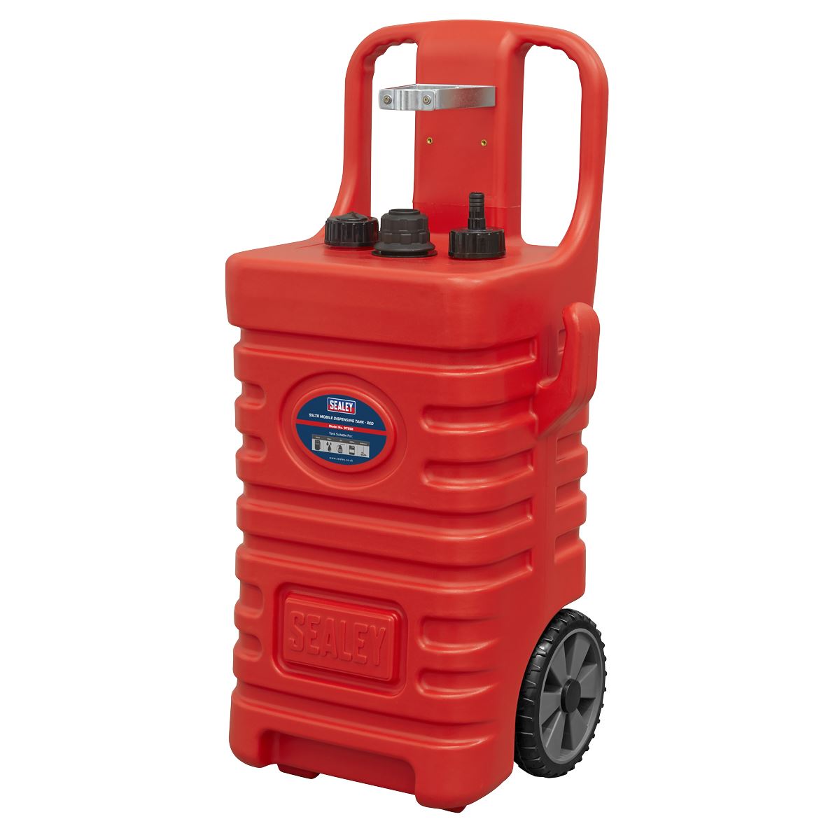 Sealey Mobile Dispensing Tank 55L - Red DT55R