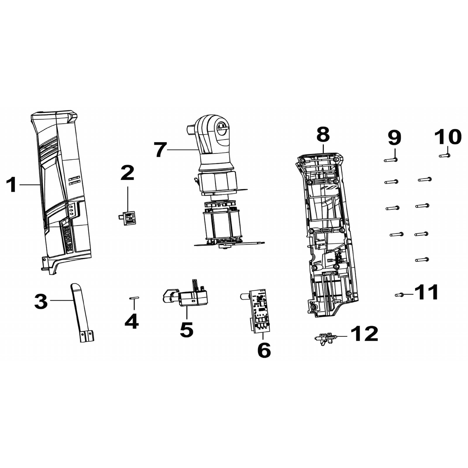 Sealey Casing, Left Side CP1209.01