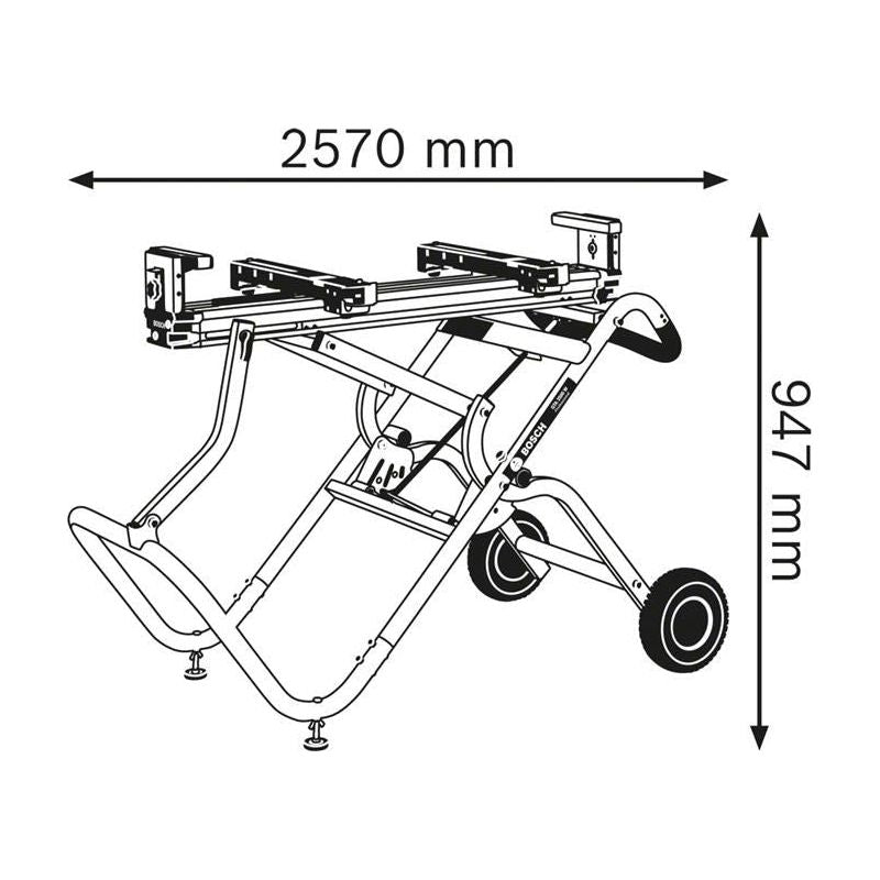 Bosch GTA 2500 W Professional Mitre Saw Stand