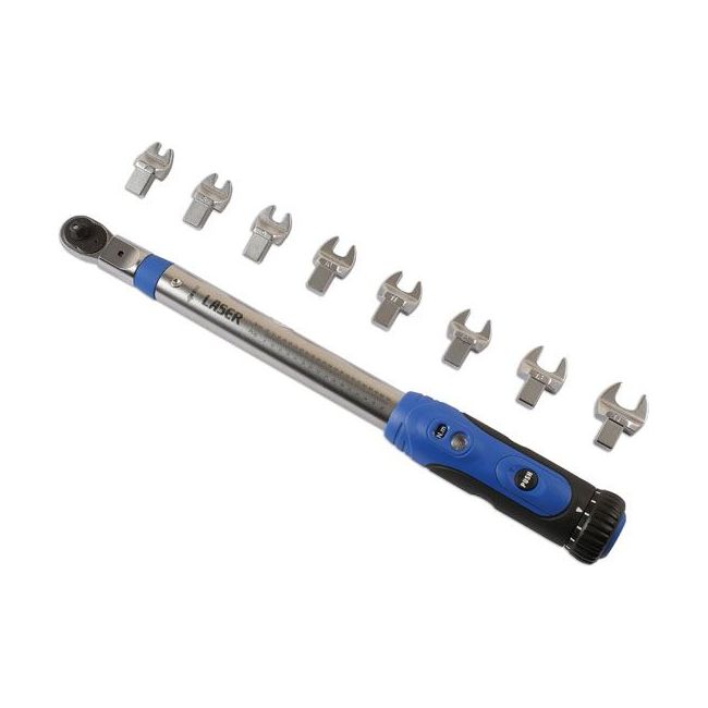 Laser Torque Wrench 1/4"D - 9 Heads 6167