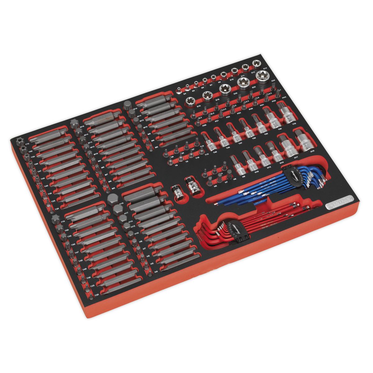 Superline PRO Tool Chest Combination 14 Drawer with 446pc Tool Kit - Red