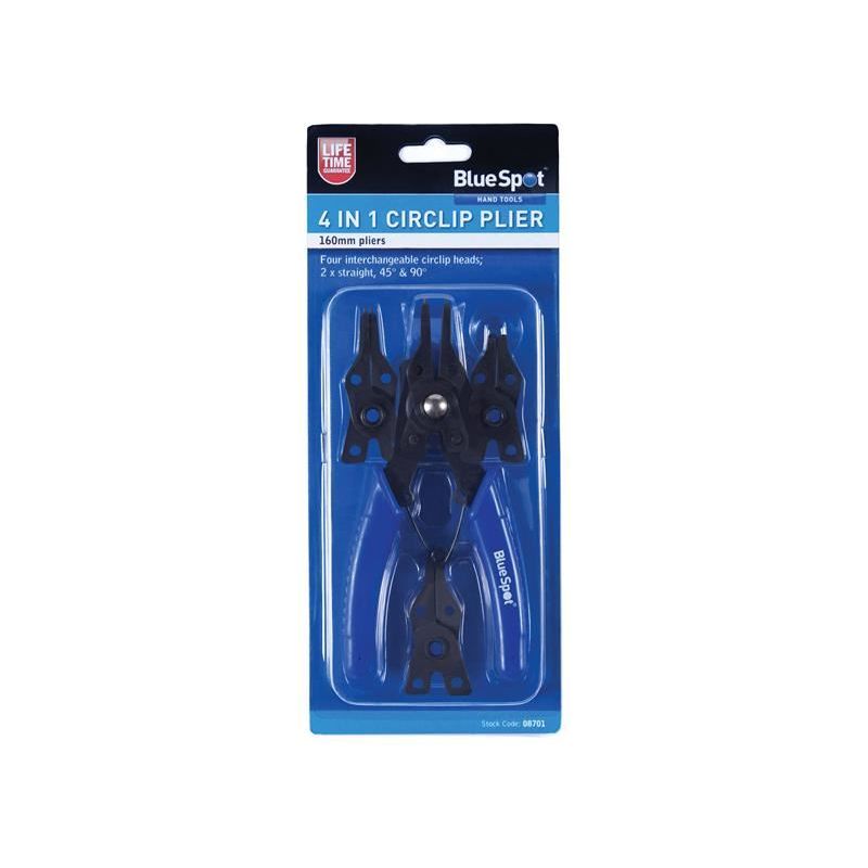 Bluespot Tools 4-in-1 Circlip Pliers