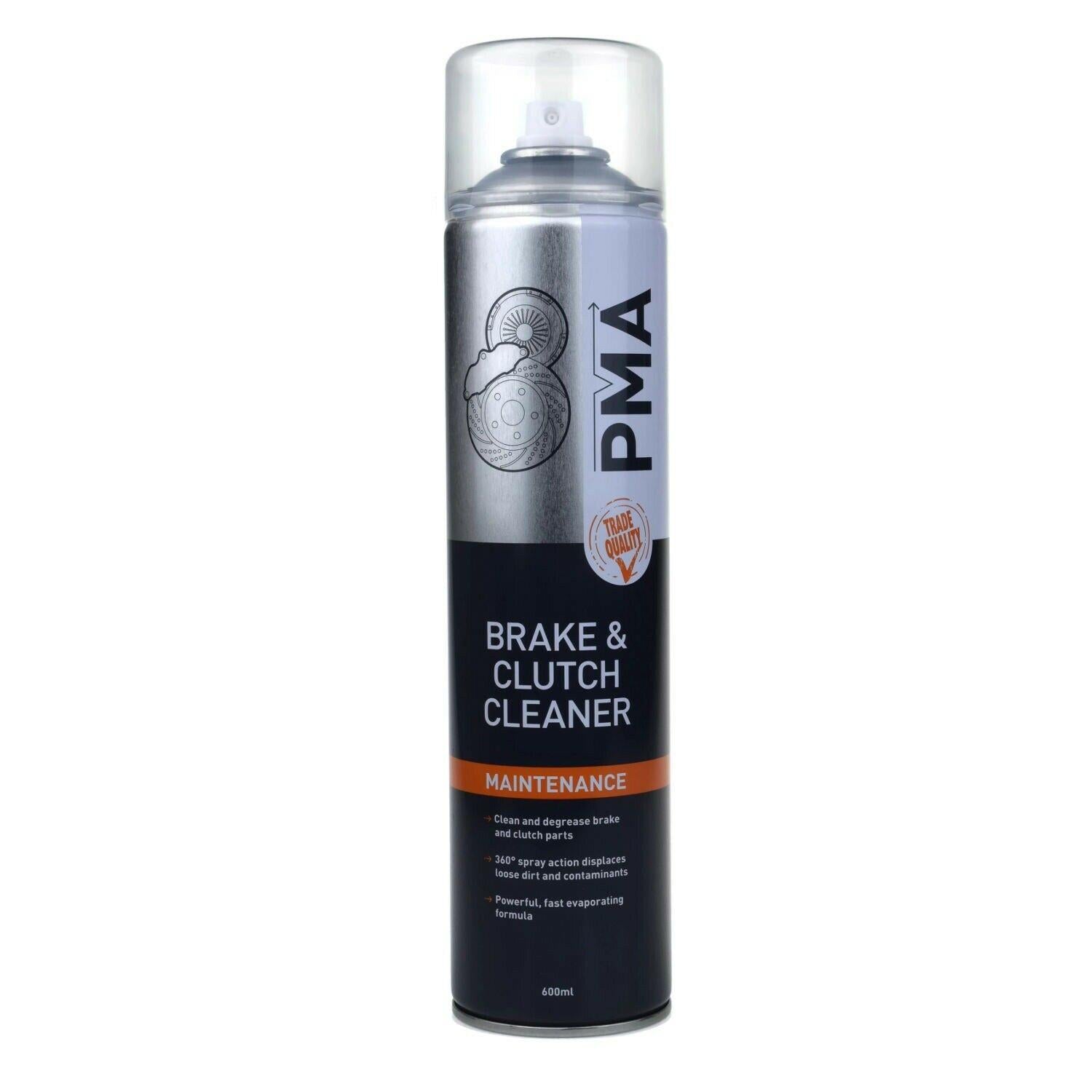 4 x PMA Brake And Clutch Cleaner Degreaser Aerosol Professional Spray 600ml BRCL