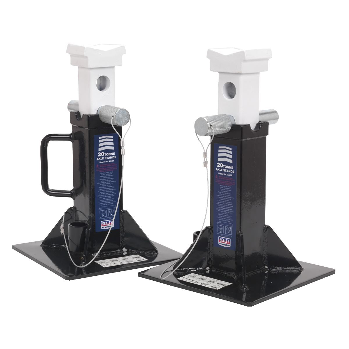 Axle Stands (Pair) 20Tonne Capacity Per Stand