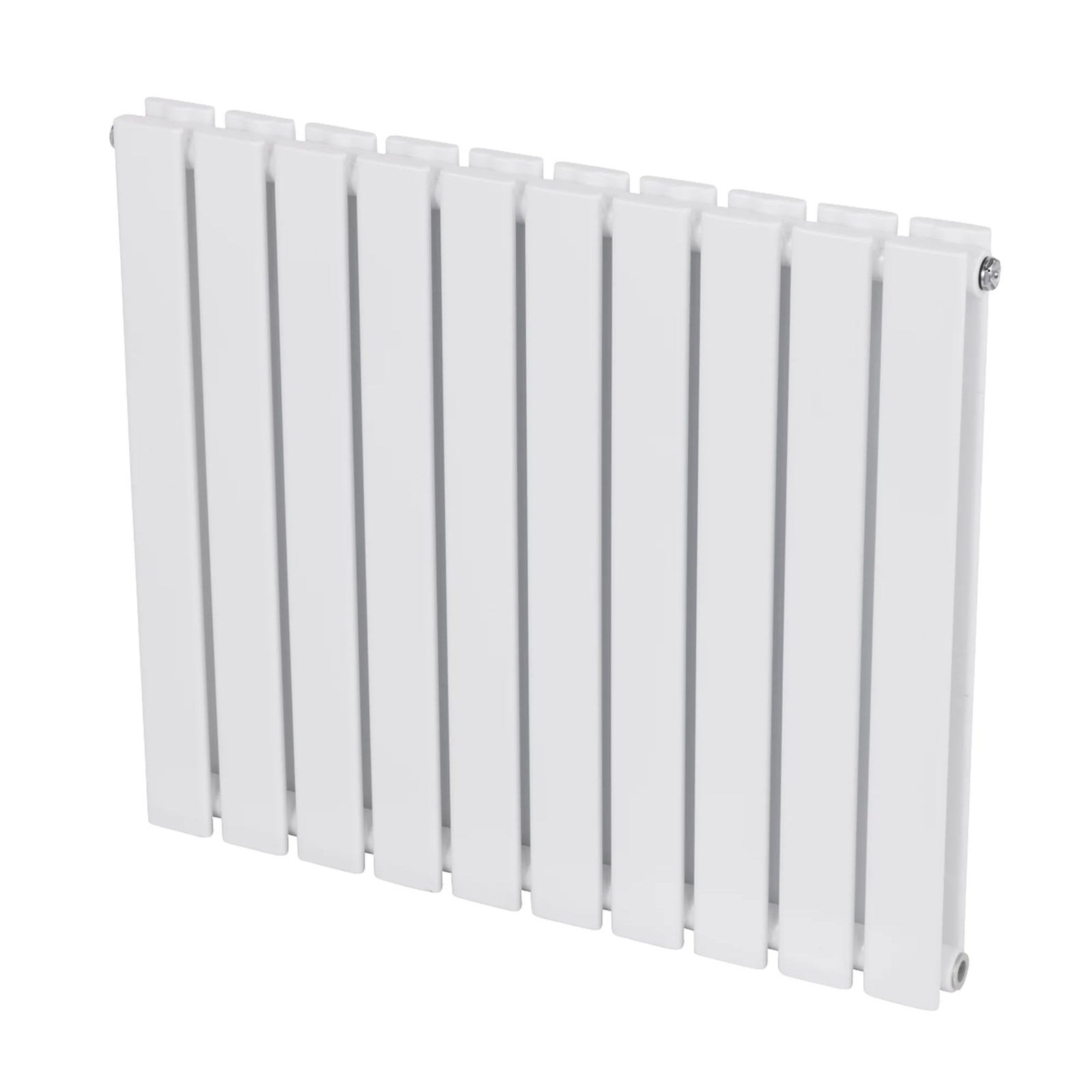 Baridi Horizontal Radiator 600 x 700mm Double Flat Panel White