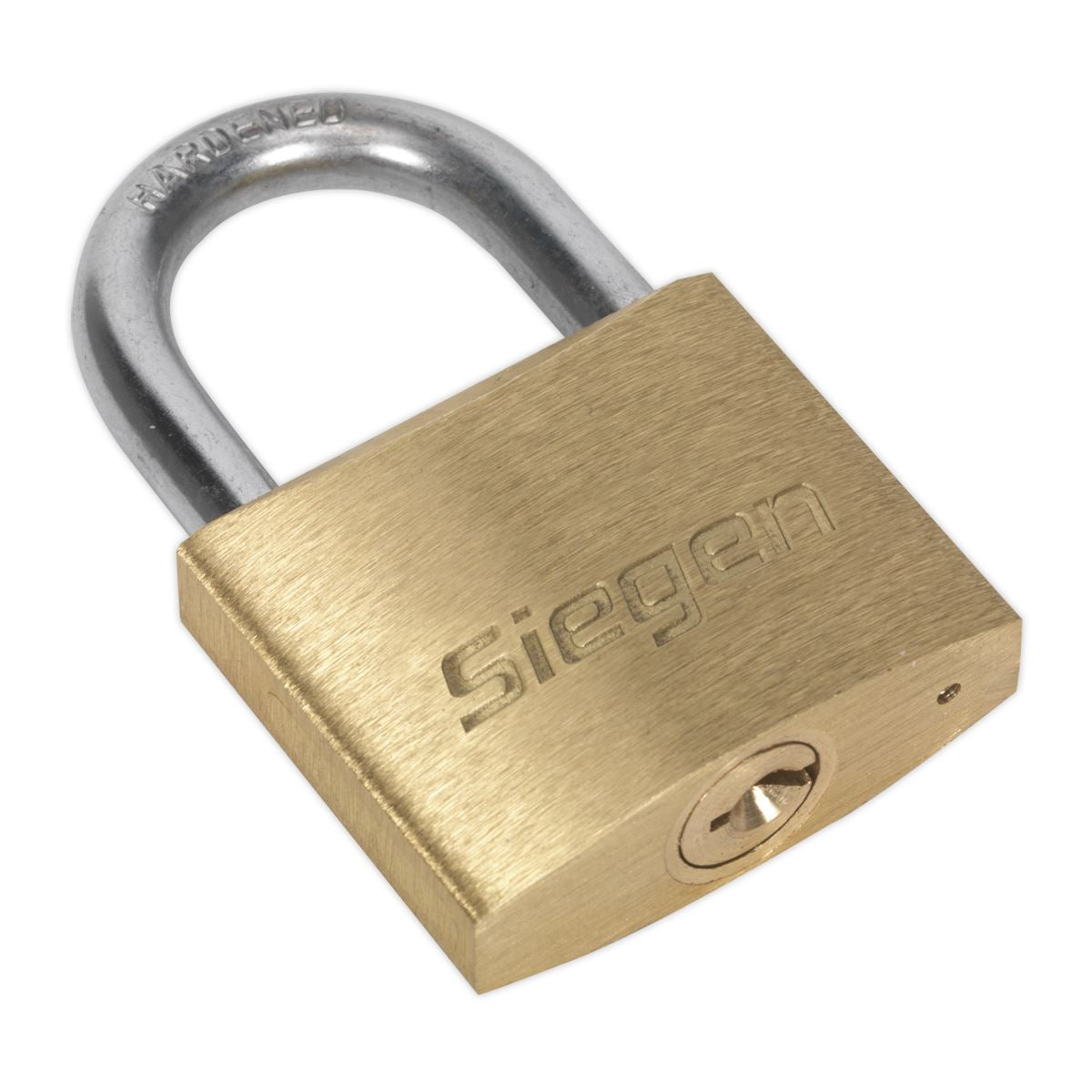 Seigen by Sealey Brass Body Padlock with Brass Cylinder 40mm S0987