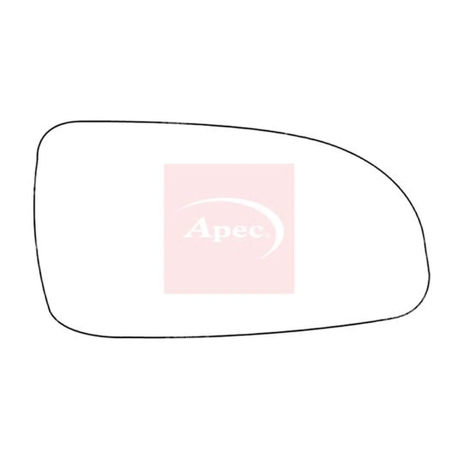 Apec Exterior Wing Mirror Glass Right AMS2284
