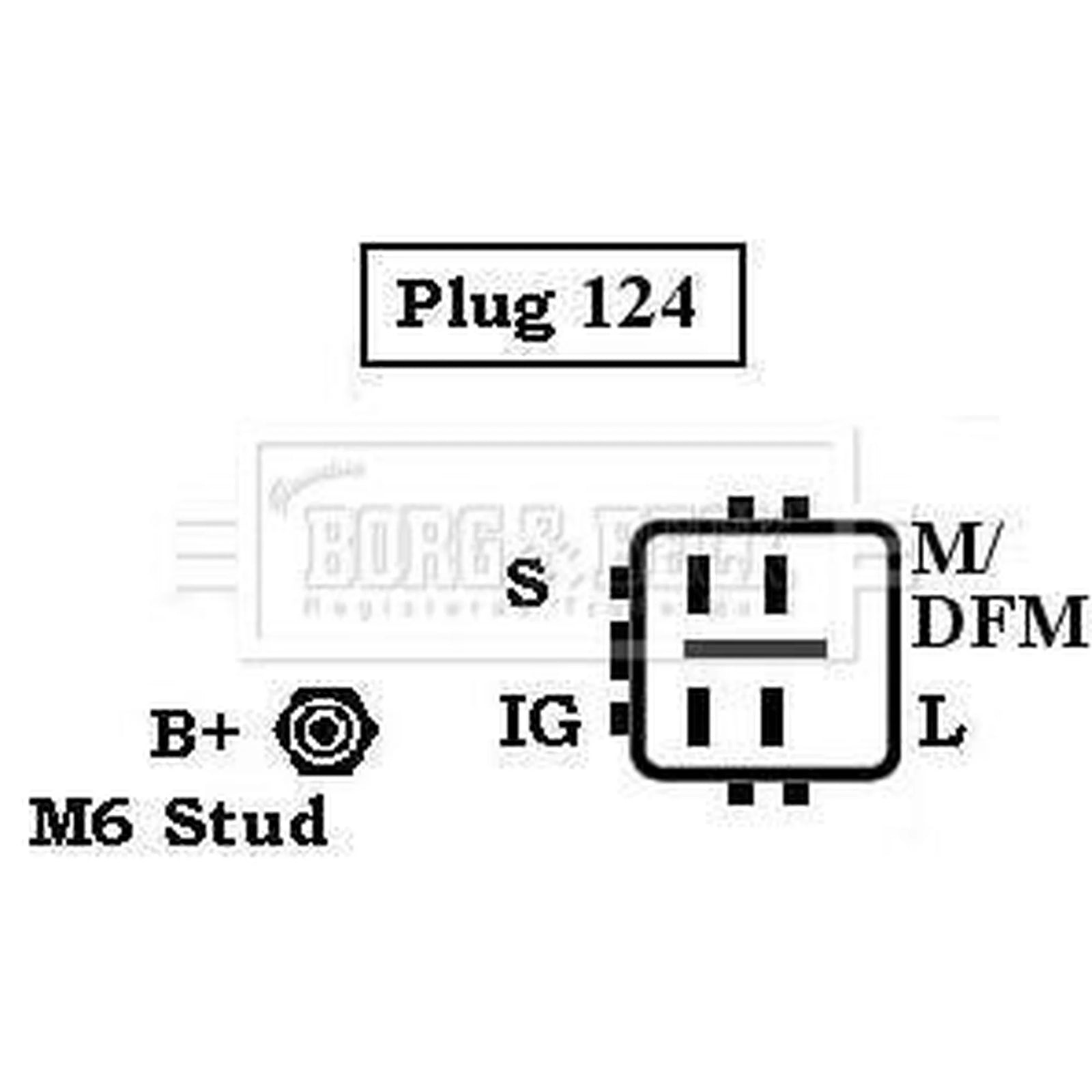 Borg & Beck Car Alternator 12V BBA2372