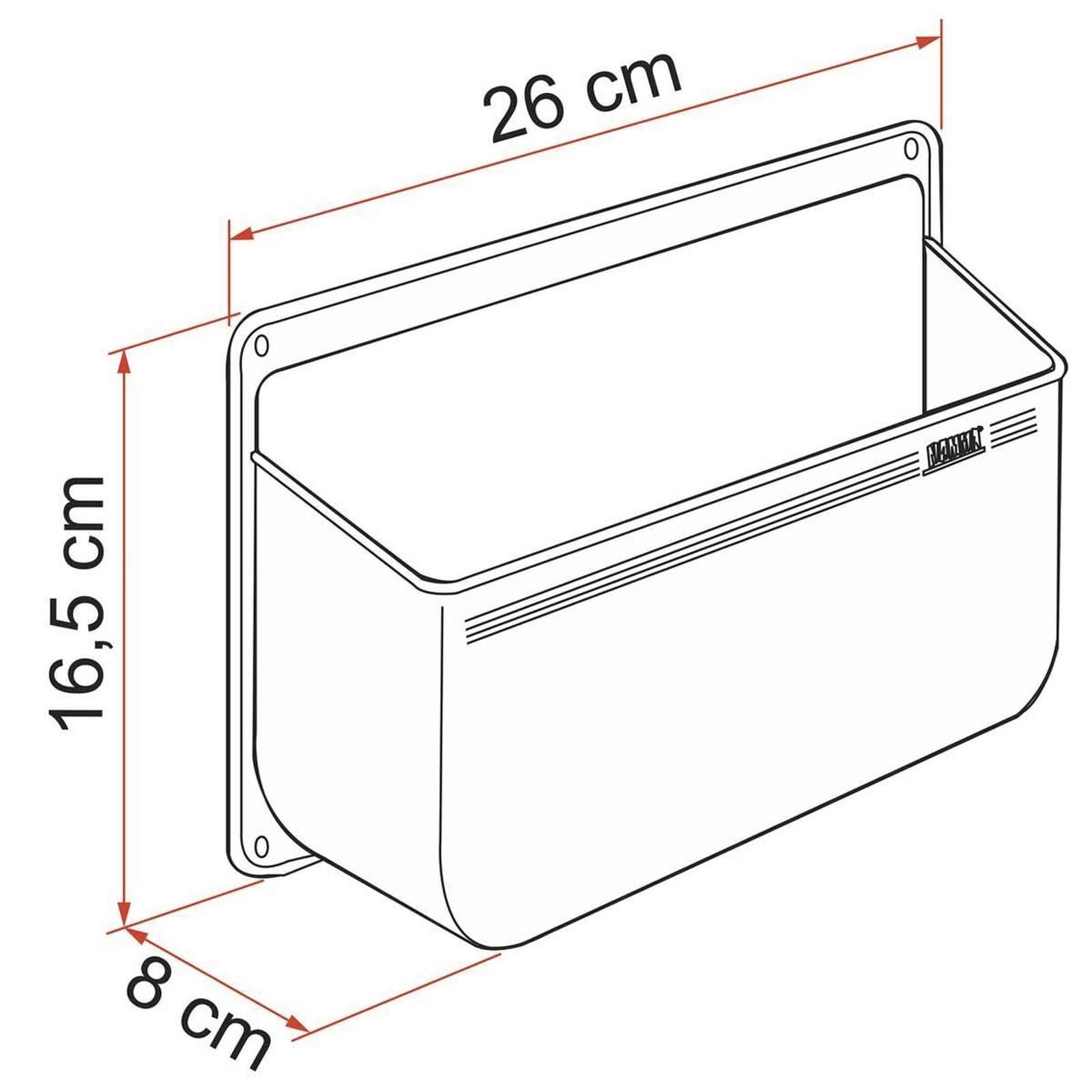 Fiamma Storage Pocket L White (03178-01-)
