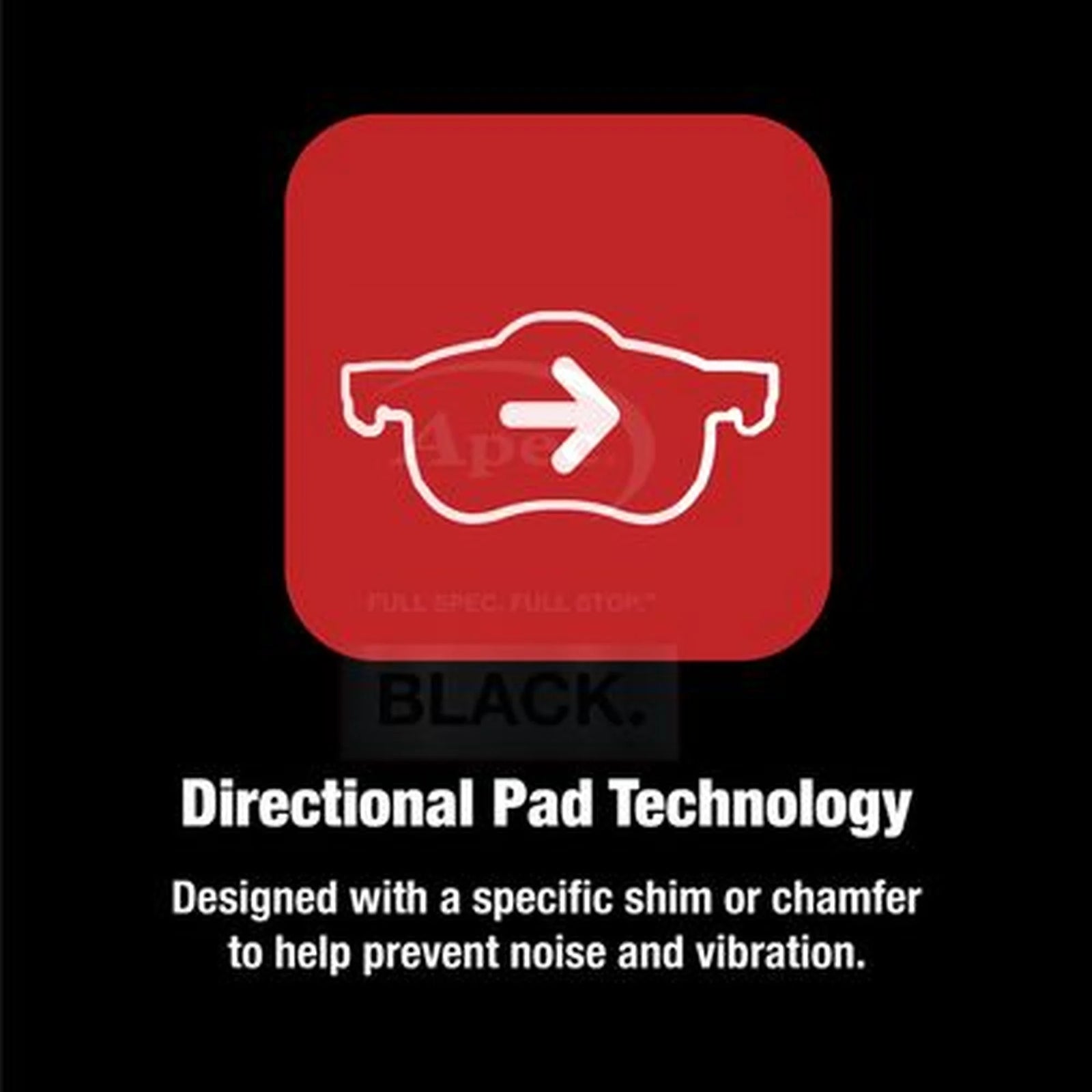 Apec Front Brake Pad Set PAD1110B
