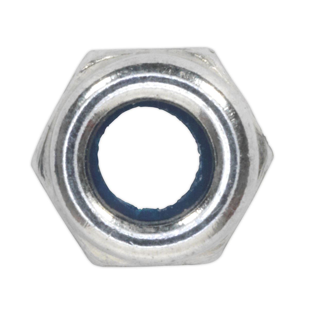 Sealey Nylon Lock Nut M4 Zinc DIN 982 Pack of 100 NLN4
