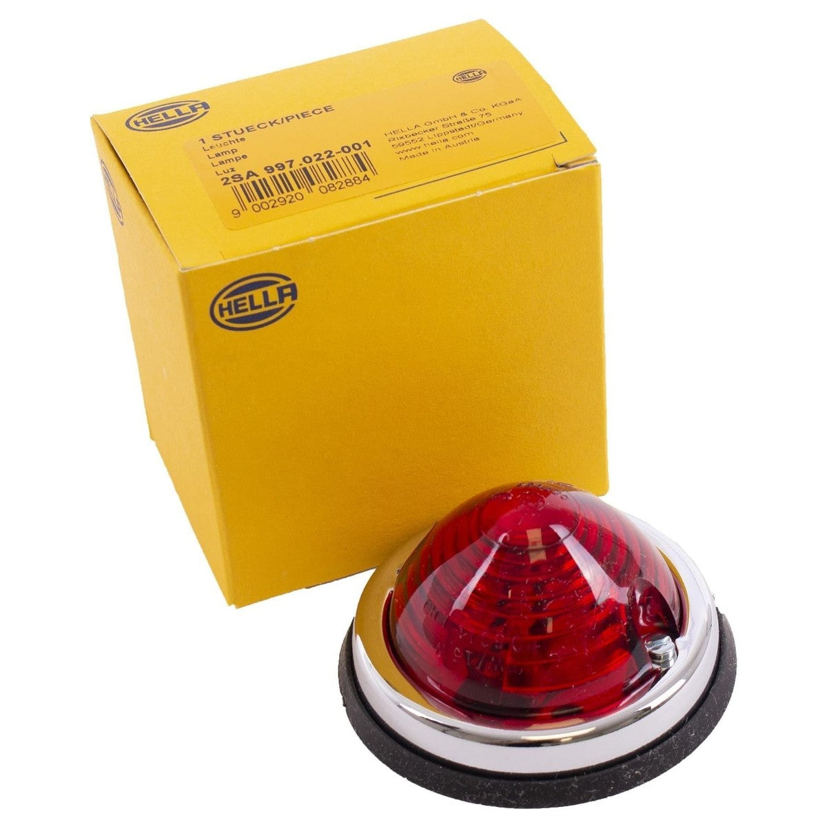 Classic Car Caravan Motorhome 70Mm Round Domed Red Rear Tail Marker Lamp Light