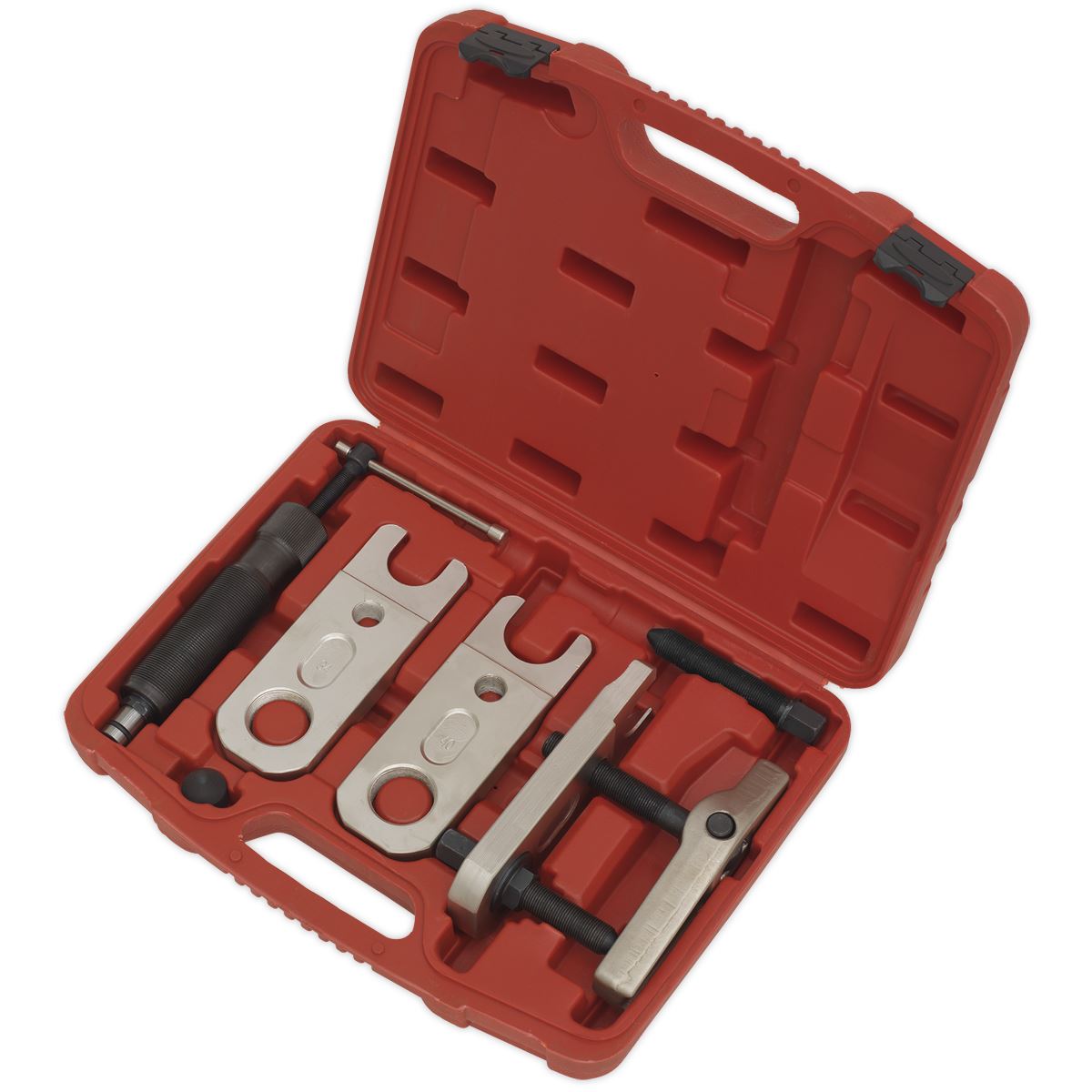 Sealey Ball Joint Splitter Hydraulic & Manual 9pc Commercial VS3814