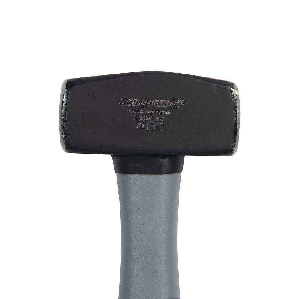 Silverline Lump Hammer Fibreglass 2lb (0.91kg)