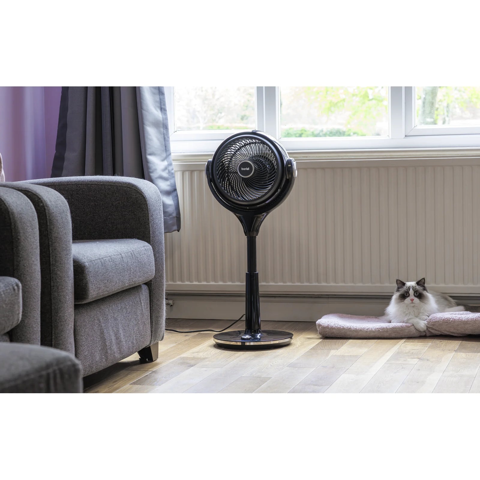 Baridi 10" Pedestal Fan DH143 with Remote Control & Timer